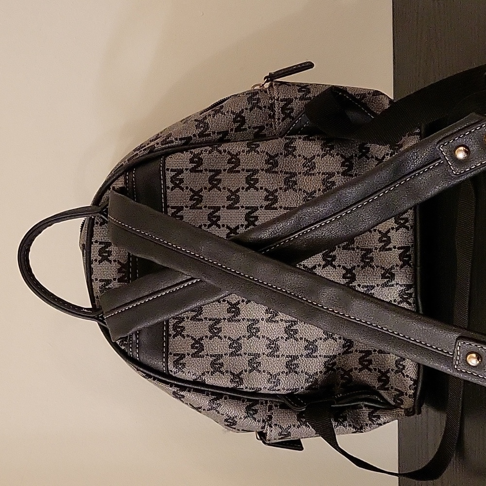 Noble Exchange Monogram Backpack Gray/Black color One Size - Picture 3 of 8